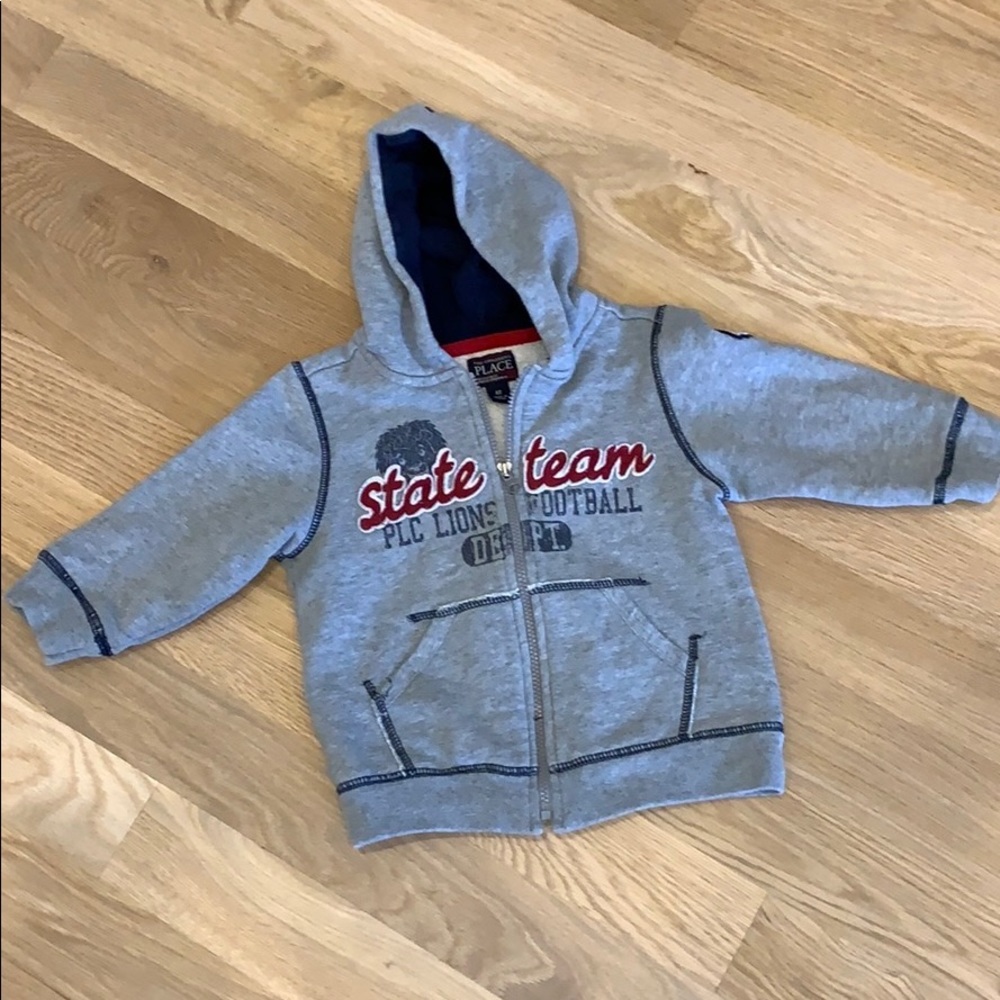 💙 2 for $10 💙 Football hoodie zip up sweatshirt